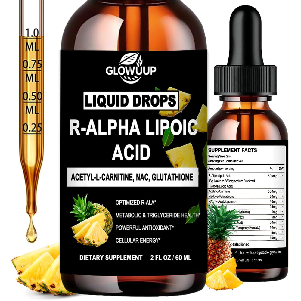 R-Alpha Lipoic Acid 600mg Liquid Drops bottle