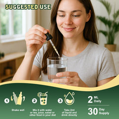 Bottle with dropper showing 2 fl oz / 60 ml capacity