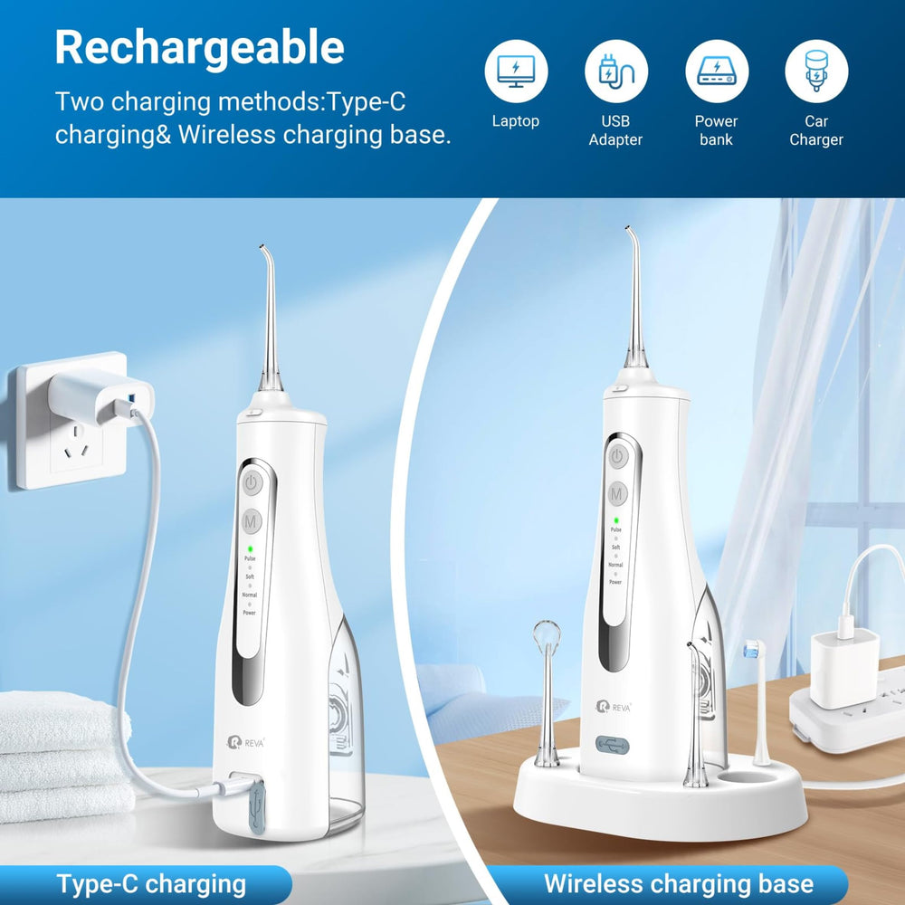 Cleaning braces and dental implants with flosser