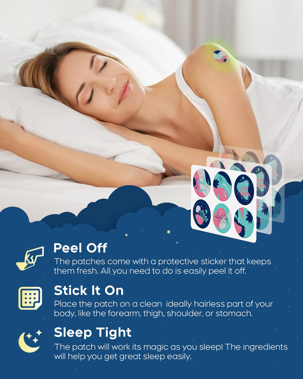 RAAYAM Sleep Patches 30-pack display