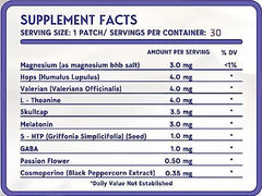 RAAYAM Sleep Patches product shot by a nightstand