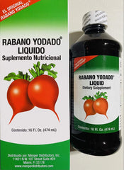Rabano Yodado Liquid 16oz bonus size bottle