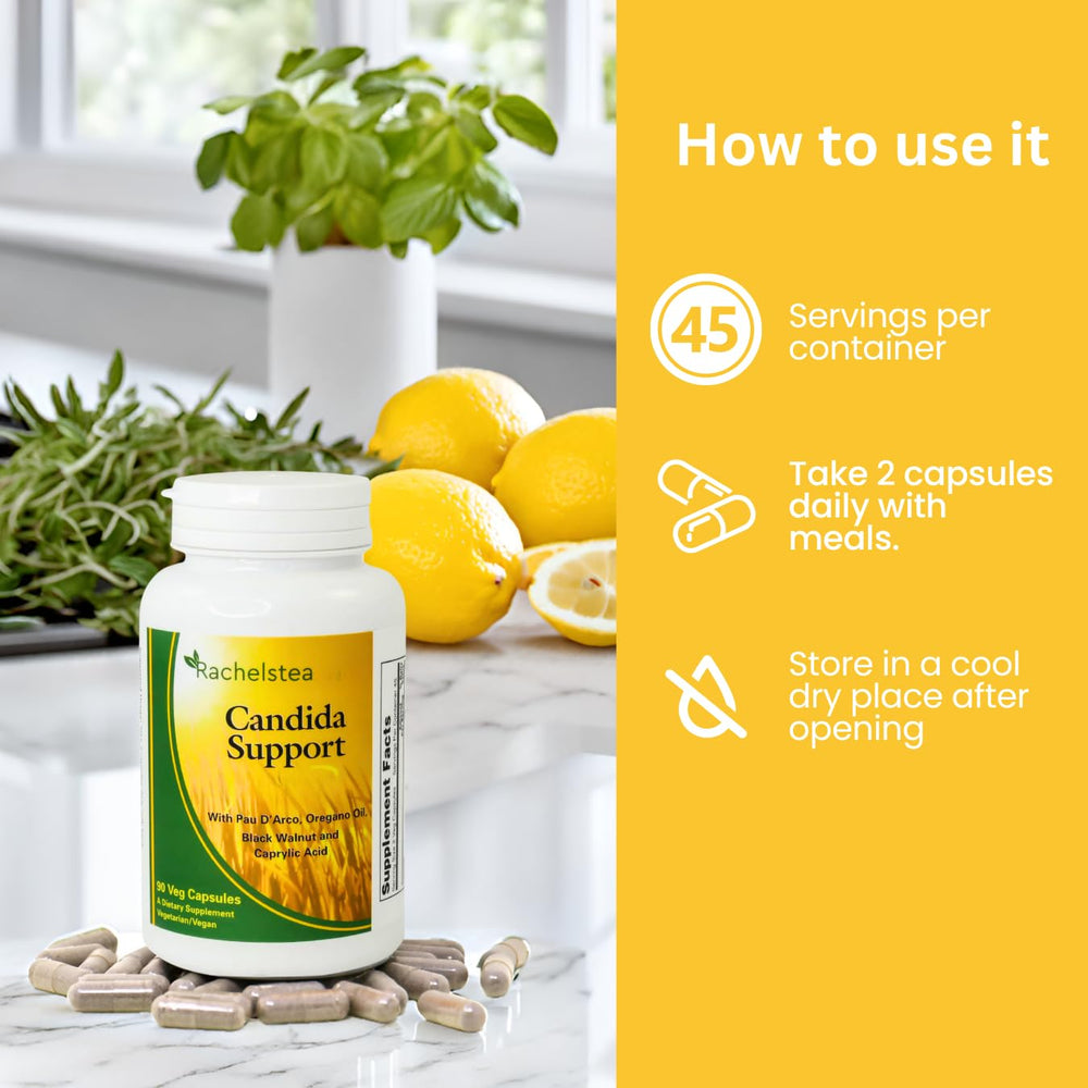 Black Walnut extract visualization for Candida Support
