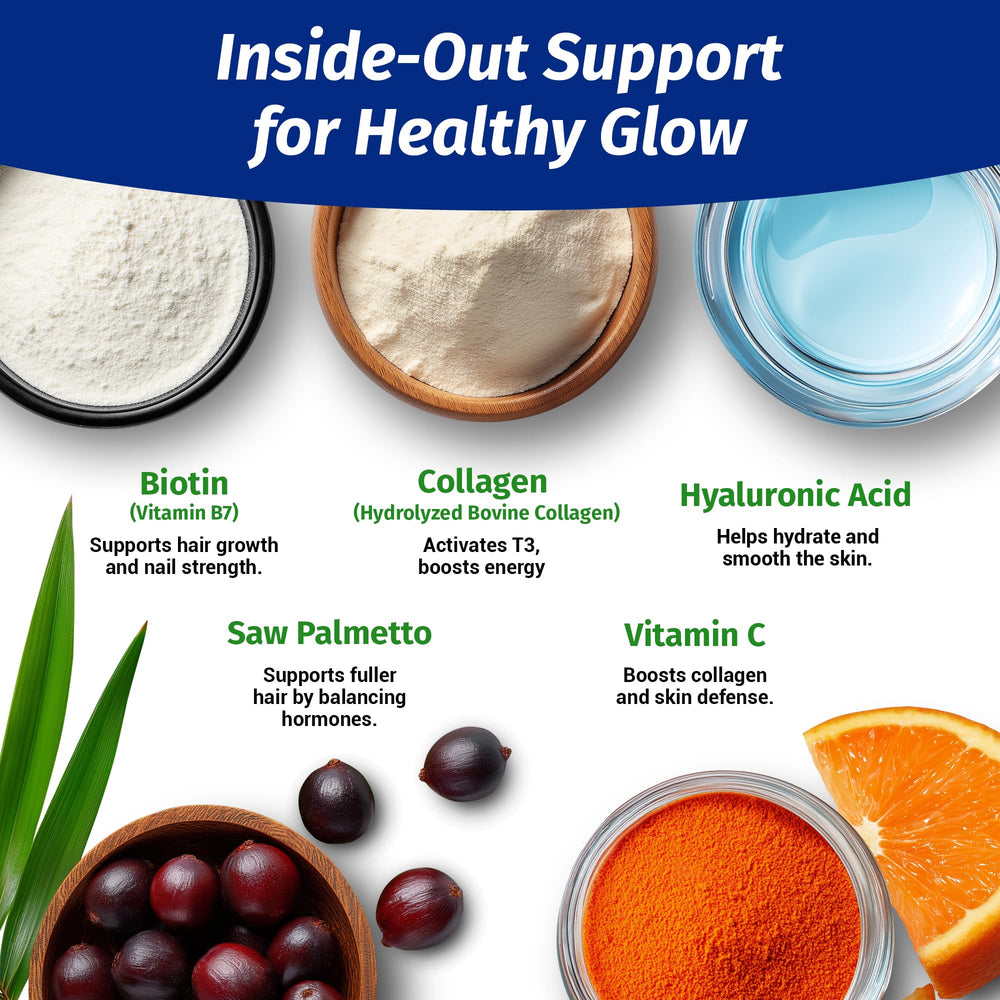 Close-up of radiant skin and strong nails