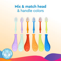Replacement head and reusable handle components