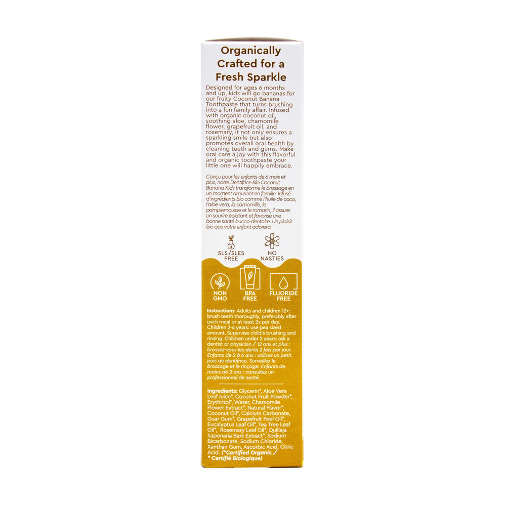 USDA Organic seal on RADIUS Kids Toothpaste packaging