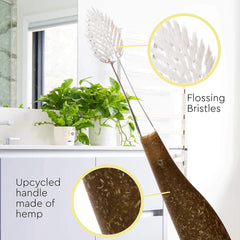 Ergonomic reversible handle of RADIUS Source Toothbrush