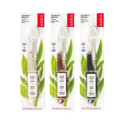 RADIUS Source toothbrush with long neck design for hard-to-reach areas