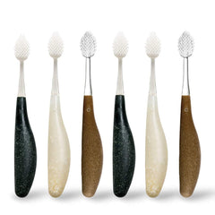 RADIUS Source Toothbrush Pack of 6 front view in assorted colors
