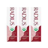 Radius Clove Cardamom Toothpaste 3 oz tube front view