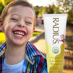 Toothpaste highlights fluoride-free formulation