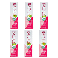 RADIUS Organic Kids Toothpaste Dragon Fruit 3oz Pack of 6 – front packaging