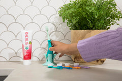 Packaging design of Radius USDA Organic Kids Toothpaste Pack of 3 (USA Made)
