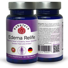 GMP-certified manufacturing badge for RaDoTech Edema Relife