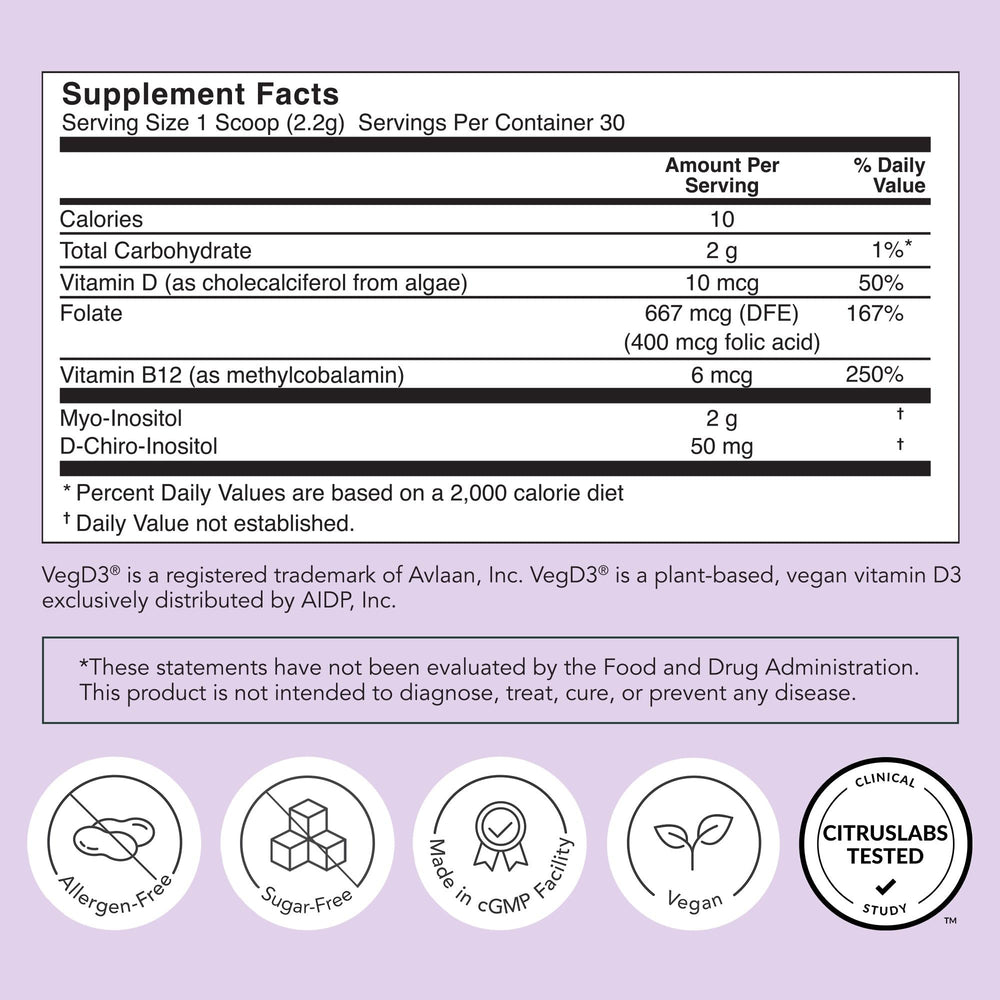 Vegan Rael supplement packaging