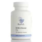 Raena DHEA 5mg bottle hero image on white background
