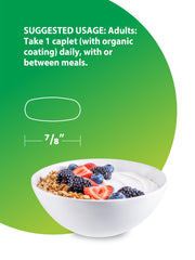 Nutrition facts for Rainbow Light 35+ Mom and Baby Multivitamin