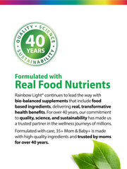 Vegetarian Rainbow Light prenatal vitamins for moms 35+