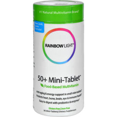Rainbow Light Multivitamin 50+ Mini bottle 90 count