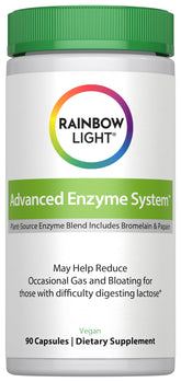 Rainbow Light Advanced Enzyme System Capsules bottle front view