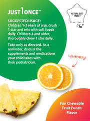 Immune-supporting vitamins A, C, D3, and zinc for bones and immune health