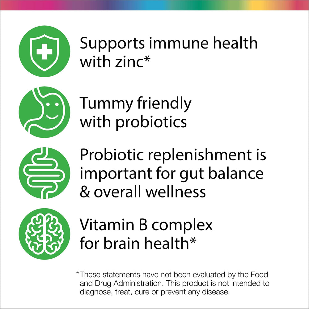 Zinc and selenium for immune support in kids multivitamin