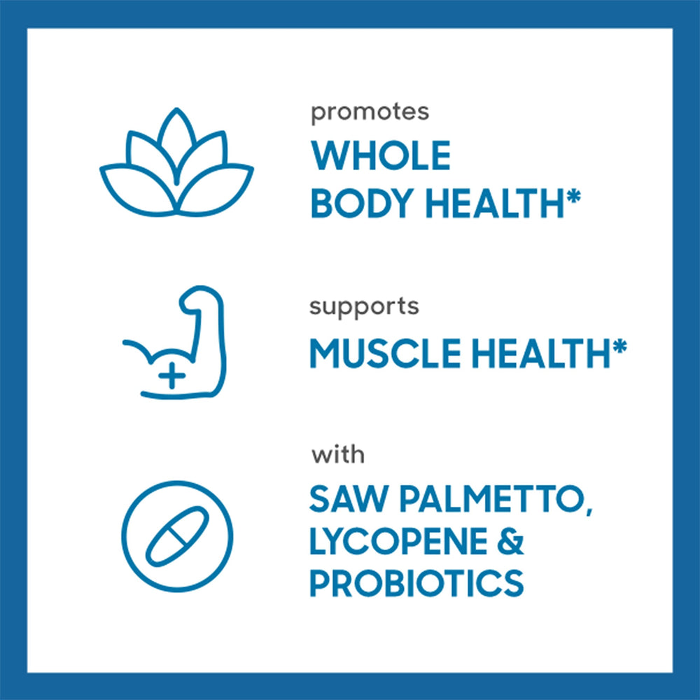Saw palmetto and lycopene ingredients in formula