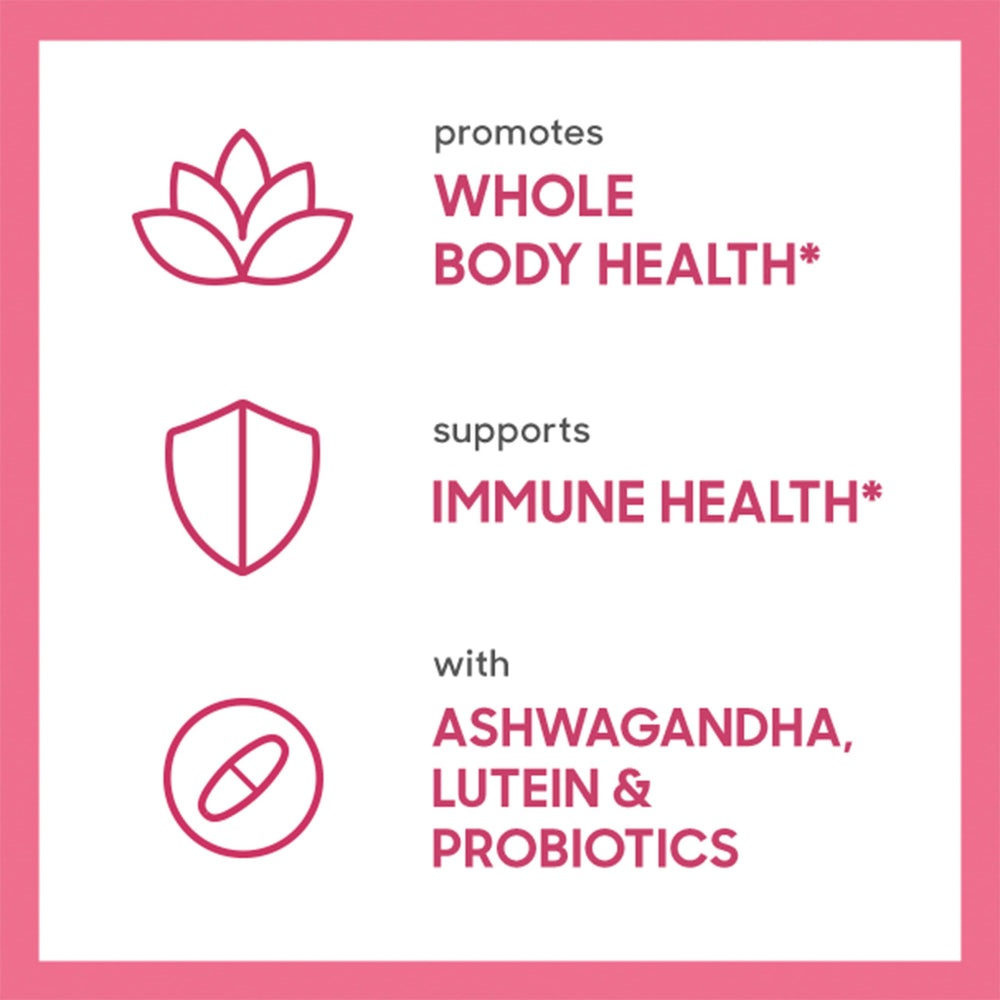 Pouring powder into a spoon showing Rainbow Light Women’s One Powder