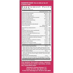 Group of wellness products including Rainbow Light Multivitamin Women’s One Powder