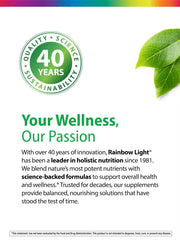 Organic spirulina, kale, spinach, and colorful fruits and vegetables