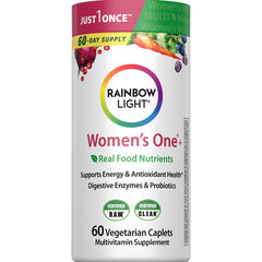 Rainbow Light Women's One High-Potency Daily Multivitamin bottle - front view