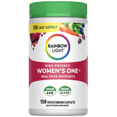 Rainbow Light Women's One High-Potency Multivitamin bottle label
