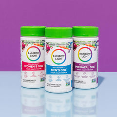 Product packaging on white background