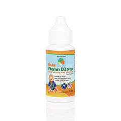 Raise Them Well Vitamin D3 + K2 Drops bottle front label