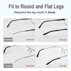 Fits temple width 1.5mm to 2.5mm