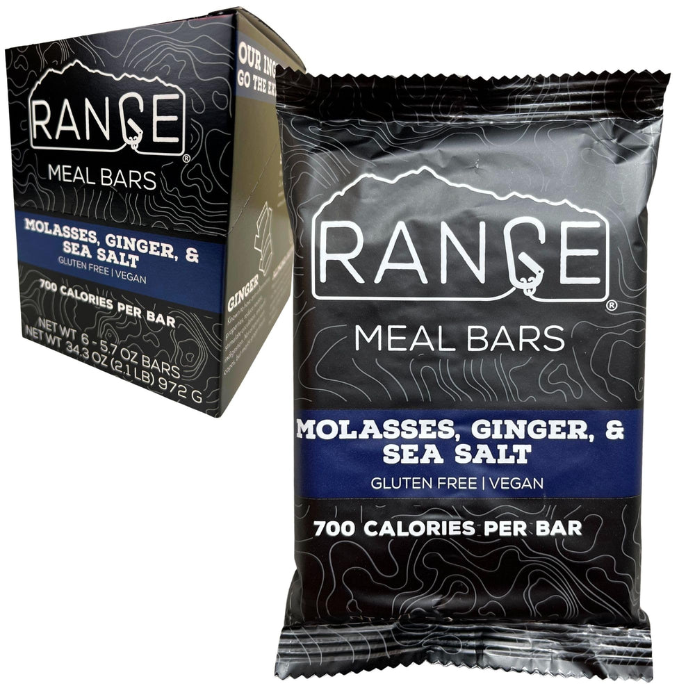 Range Meal Bar 6-pack packaging for easy carry on treks.
