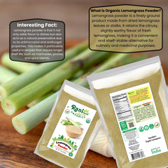 Close-up of lemongrass powder texture