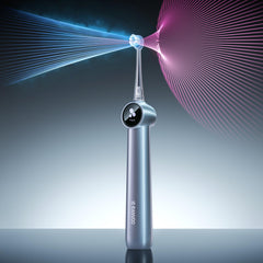 RANVOO AirJet II Sonic Electric Toothbrush in White with charging dock