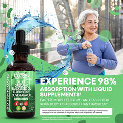 Rapid-absorption liquid drops for immune support