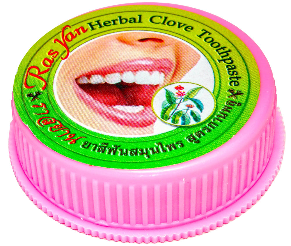 Ras Yan Herbal Clove Concentrated Toothpaste in Round Box 25g – Image 2