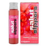 Raspberry Hibiscus Sipping Vinegar with The Mother in a 6-pack of 50 mL tubes