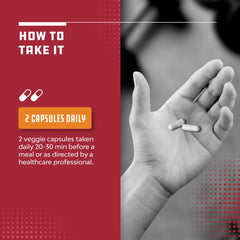 Lifestyle image featuring a person with Raspberry Ketones bottle