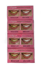 Rasyan Herbel Clove Toothpaste four-box package