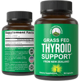 Raw desiccated thyroid supplement from grass-fed NZ cattle