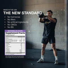 Shaker cup with RAW EAA Plus Watermelon Grape