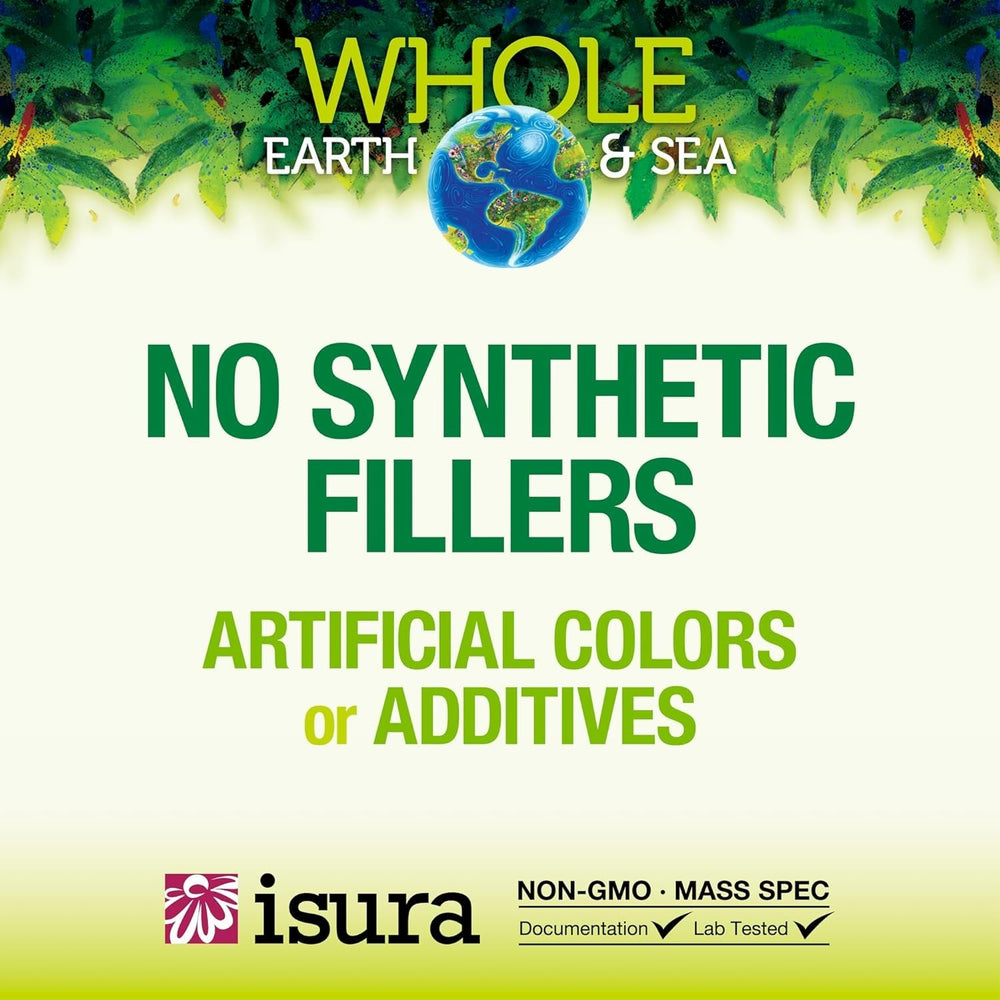 Raw plants, sea vegetables and cruciferous sprouts used in the formula