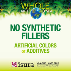 Raw plants, sea vegetables and cruciferous sprouts used in the formula