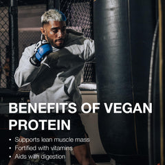 RAW Vegan Protein Powder peanut butter close-up with smooth texture and natural sweetness