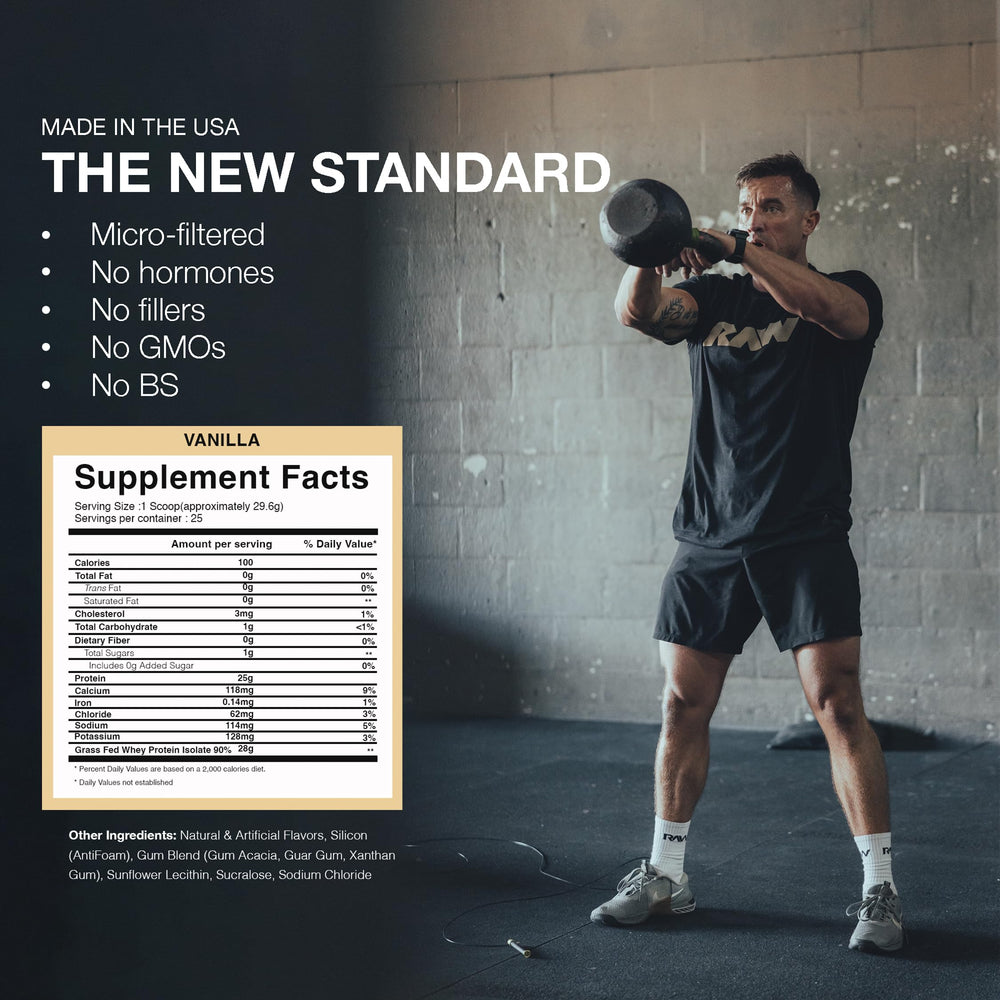 Low fat and low carb badges on packaging