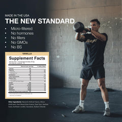 Low fat and low carb badges on packaging